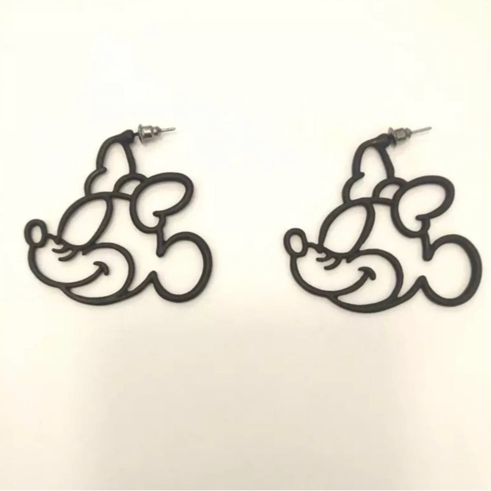 Minnie Mouse Hoop Earrings
